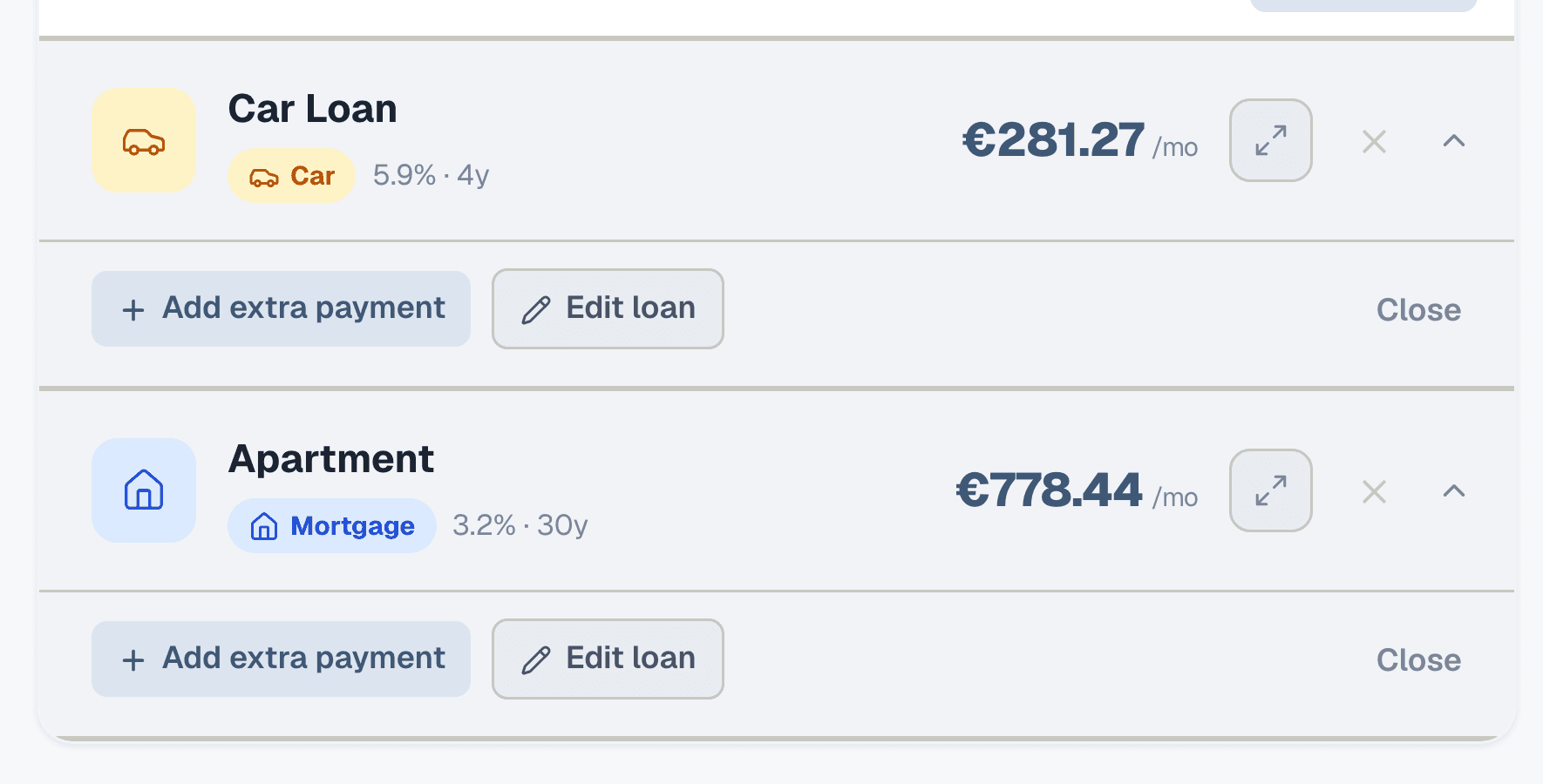 Step 2: Add your second loan