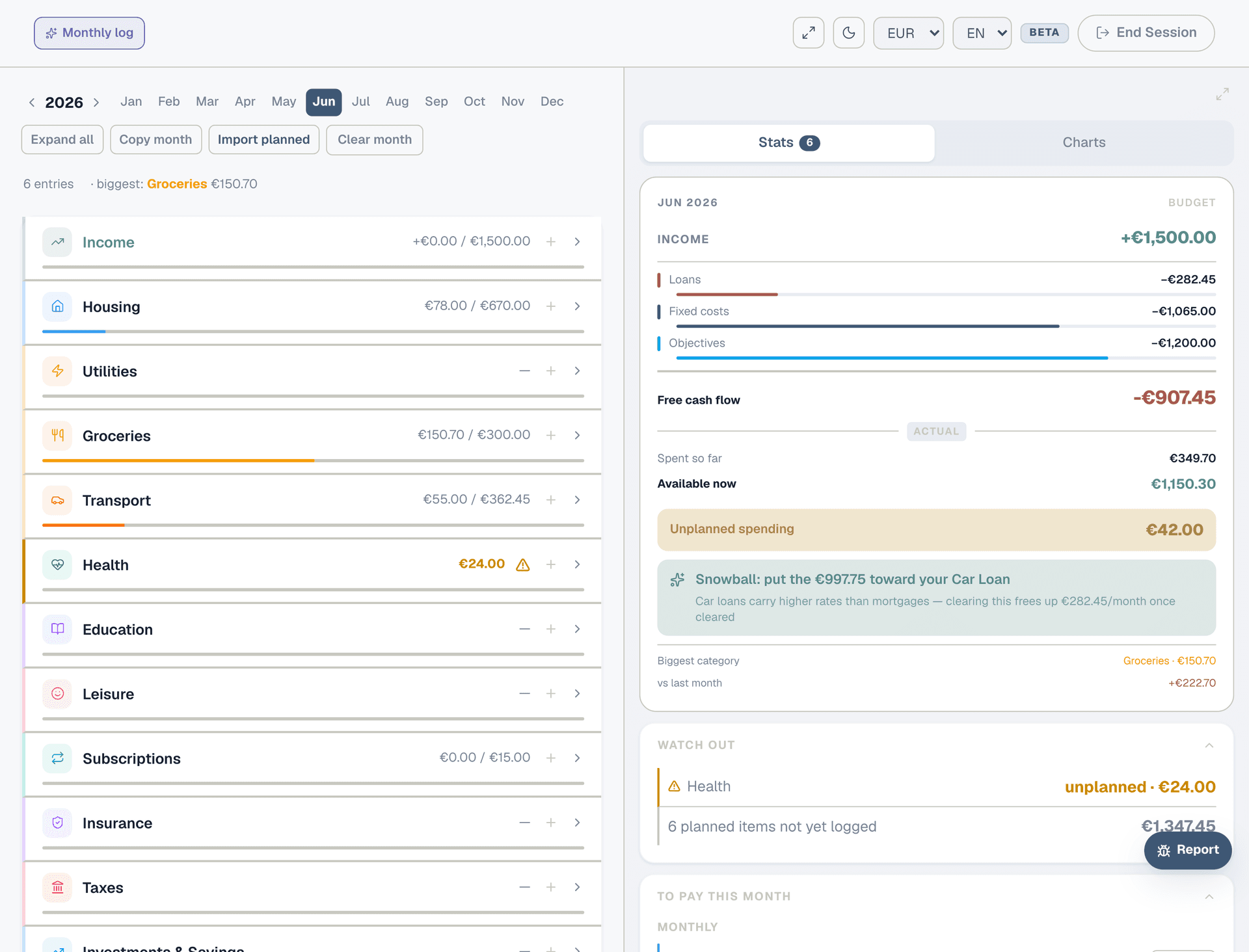Step 1: Open the Expenses page